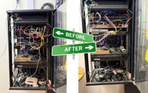 IT network wiring support